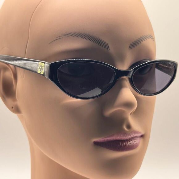 Vintage NOS Y2K Plastic Cat Eye Anne Klein Eyeglasses with New Non-RX Sun Lenses main image 13